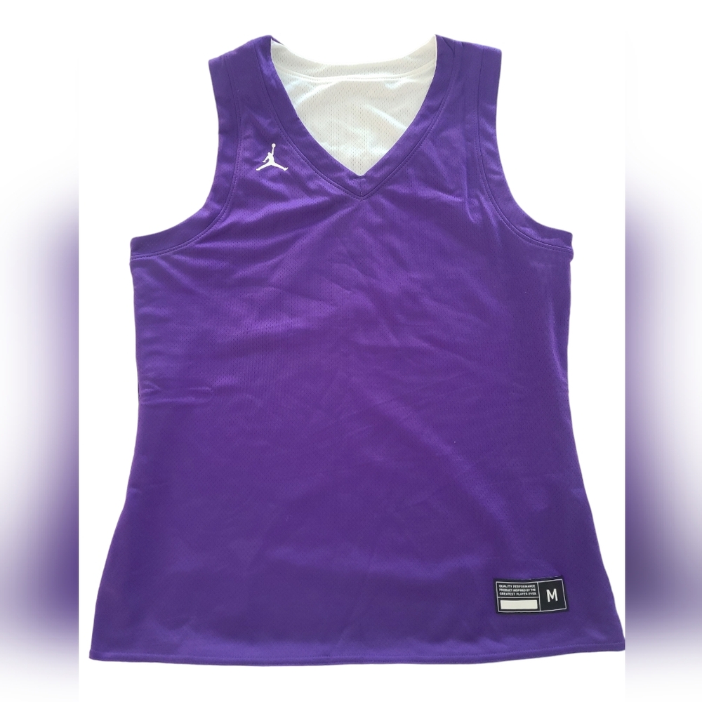 Jordan Women's Active Jersey Purple White Size Medium